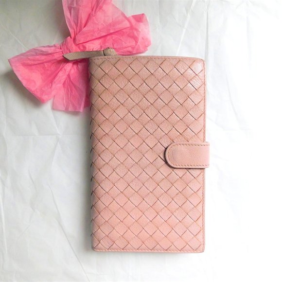 β¨HPπBottega Veneta Authentic French Pink Wallet - Picture 2 of 10